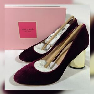 Kate Spade New York Sybil Pumps Cherrywood Size 9.5M New